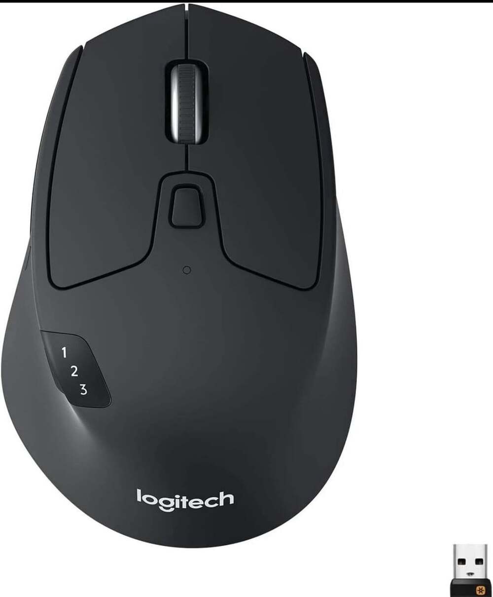 NEW LOGITECH M720 TRIATHLON MULTI-DEVICE WIRELESS MOUSE BLACK New